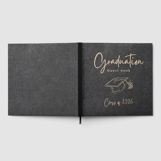 Libro De Visitas Clase de 2026 para fiesta de graduación (Lleno)