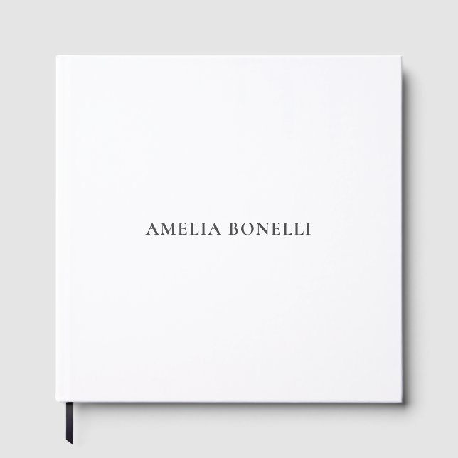 Libro De Visitas Classical Minimalist Professional Plain (Anverso)
