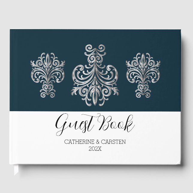 Libro De Visitas Classy Two Color (Anverso)