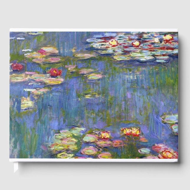 Libro De Visitas Claude Monet Water Lilies 1916 Restaurado (Anverso)