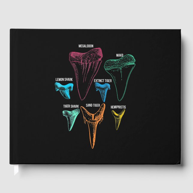 Libro De Visitas Clave de identidad de caza de dientes de tiburón (Anverso)