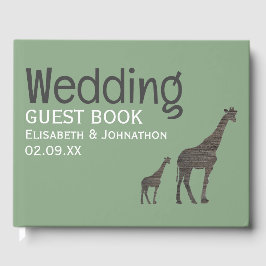 Libro De Visitas Clay Safari Giraffe, Boda ruso