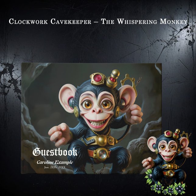 Libro De Visitas Clockwork Cavekeeper – El Mono Susurrante (Subido por el creador)
