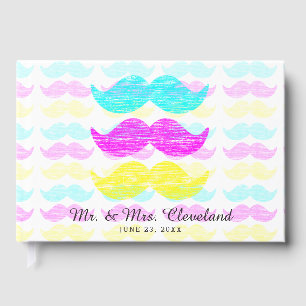 Libro De Visitas CMY Mustaches Letra Press