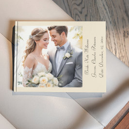 Libro De Visitas Código Qr de Personalizado fotográfico moderno