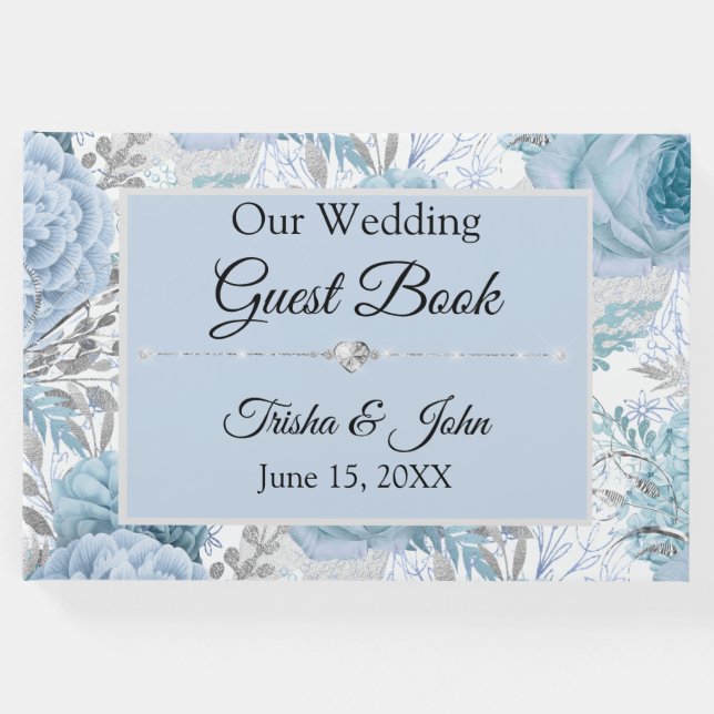 Libro De Visitas Colección de Bodas azules (Anverso)