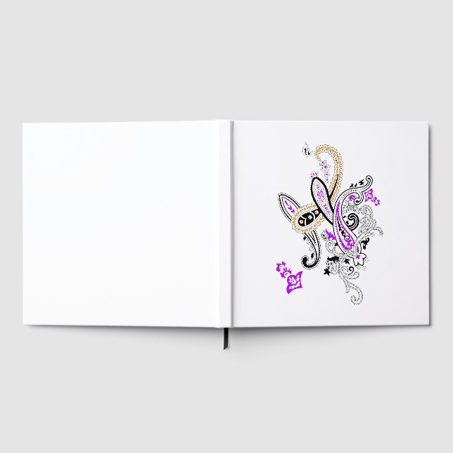 Libro De Visitas Colección de Paisley Botánico de Lujo (Lleno)