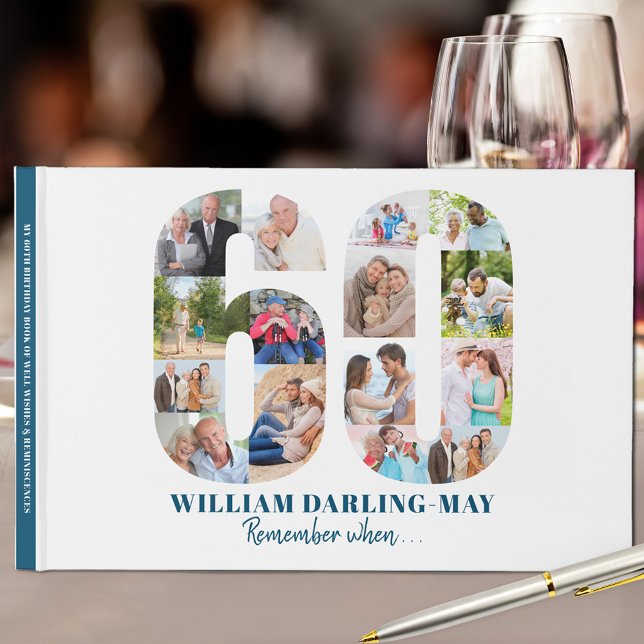 Libro De Visitas Collage de fotos 60º Cumpleaños Recuerde Cuando .. (Subido por el creador)