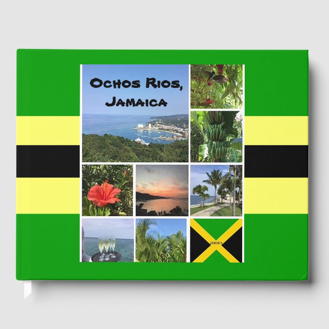 Libro De Visitas Collage de fotos de Jamaica (Anverso)