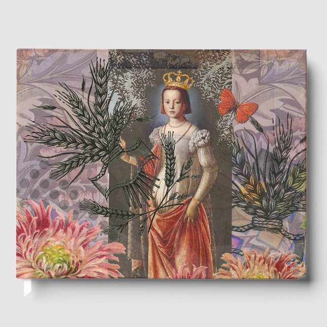 Libro De Visitas Collage de la Diosa Celestial Virgo: Celestial Vin (Anverso)