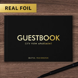 Libro De Visitas Color de fondo editable Sans Serif Moderno