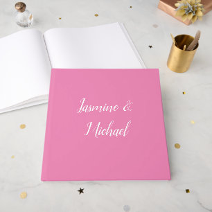 Libro De Visitas Color rosa Minimalista profesional moderno