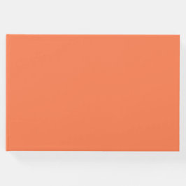 Libro De Visitas Color sólido coral