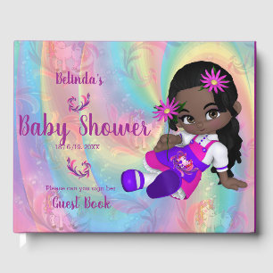 Libro De Visitas Coloridas espirales arcoiris Baby Cutie