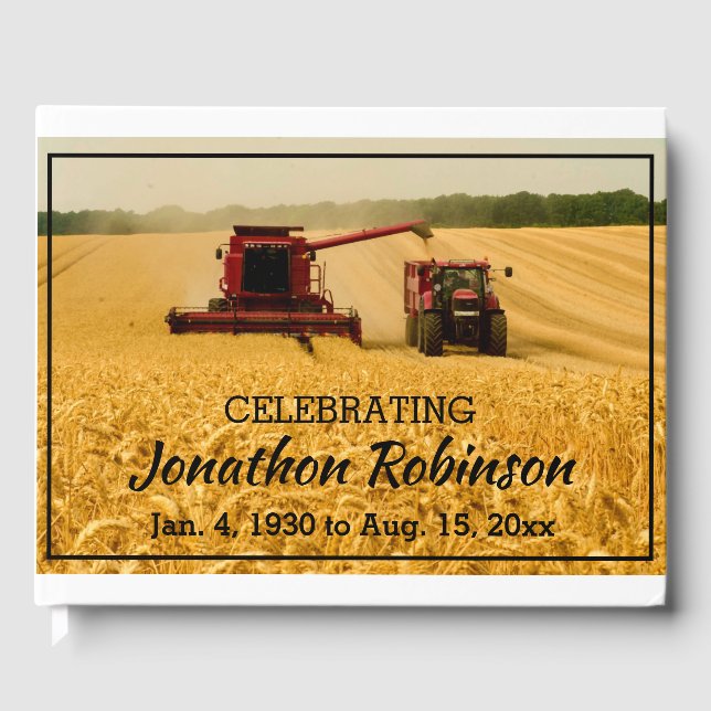 Libro De Visitas Combinar En El Campo Del Trigo (Anverso)