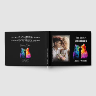 Libro De Visitas 🌈 Con foto Purfectamente Tuya: Amor al Arcoiris