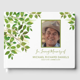 Libro De Visitas Condolencia funeral   Memorial fotográfico