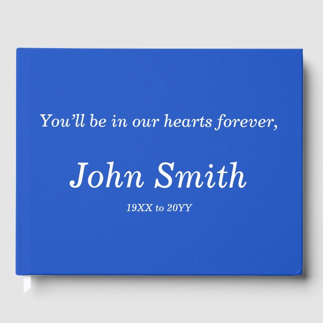 Libro de visitas conmemorativo y personalizado par (Anverso)