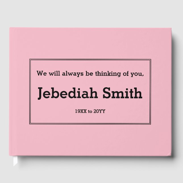 Libro de visitas conservador y moderado en memoria (Anverso)