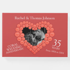 Libro De Visitas Coral 35º aniversario de boda