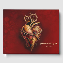 Libro De Visitas Corazón de amor y amor apasionado.