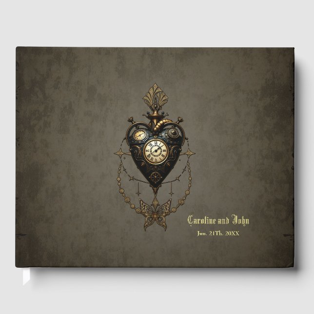 Libro De Visitas Corazón de vapor, (Anverso)