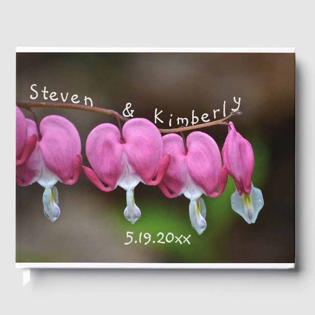 Libro De Visitas Corazones sangrantes rosados (Anverso)