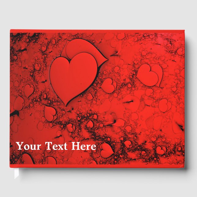 Libro De Visitas Corazones sensibles (Anverso)