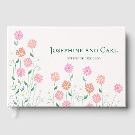 Libro De Visitas Country Daisies Simple Cute Boda