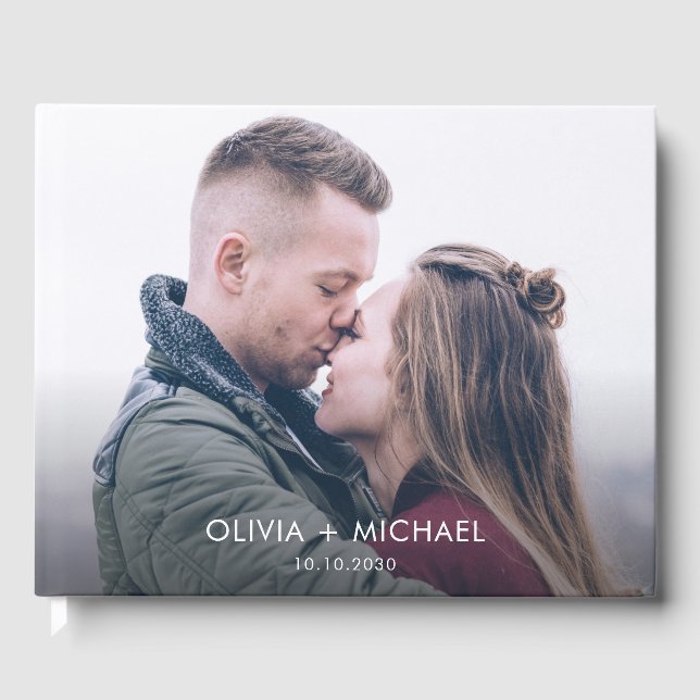 Libro De Visitas Couple Photo Keepsake Book (Anverso)