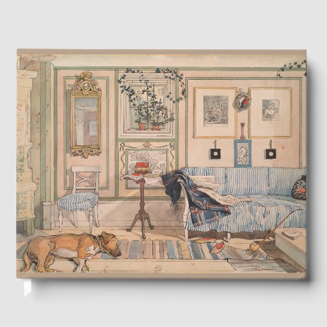 Libro De Visitas Cozy Corner (por Carl Larsson) (Anverso)