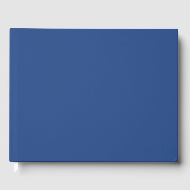 Libro De Visitas Crea en Blanco el Tuyo - Azul Profundo (Anverso)