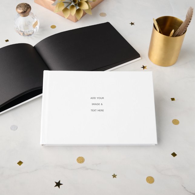 Libro De Visitas Crea tu propio blanco (Anverso Abierto)