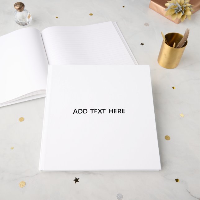 Libro De Visitas Crea tu propio blanco  (Anverso Abierto)