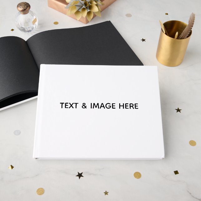 Libro De Visitas Crea tu propio blanco (Anverso Abierto)