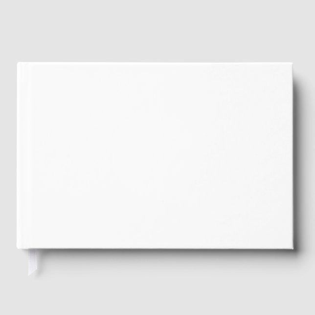 Libro De Visitas Crea tu propio personalizable blanco (Anverso)
