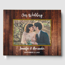 Libro De Visitas Create your own rustic photo country wedding 