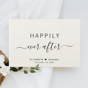 Libro De Visitas Crema Felices para Siempre Boda