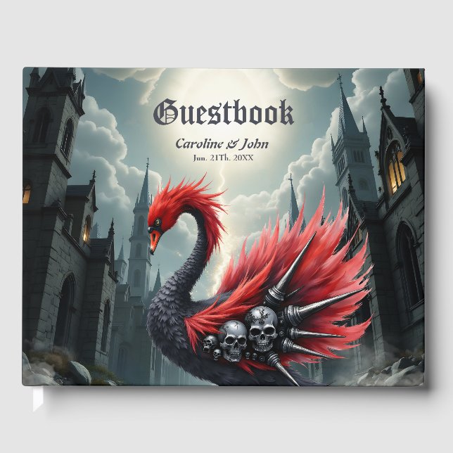 Libro De Visitas Crimson Cathedral Swan.  (Anverso)
