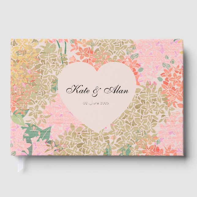 Libro De Visitas crisantemos franceses (Anverso)