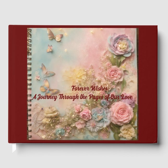 Libro De Visitas Crónicas del amor: Capturando momentos apreciados  (Anverso)