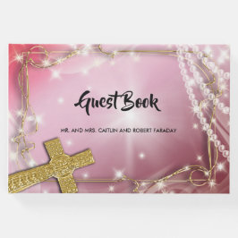 Libro De Visitas Cruz de Perla Rosa de bonito