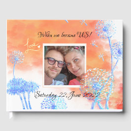 Libro De Visitas Cuando nos convertimos en Dandelion y nubes acuare