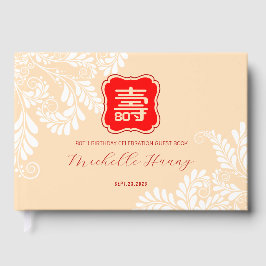 Libro De Visitas Cumpleaños de longevidad china (hasta 99 años)