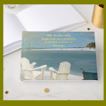 Cumpleaños Party Ocean Beach Chairs Real Relieve m