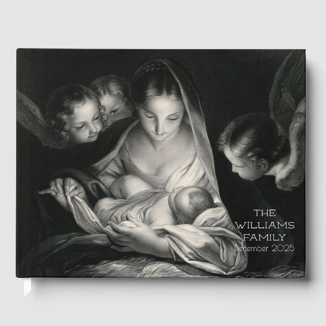 Libro De Visitas Cuna de la escena de la Natividad Virgen María Beb (Anverso)