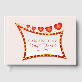 Libro De Visitas Cupid's Little Secret Valentine Baby Shower