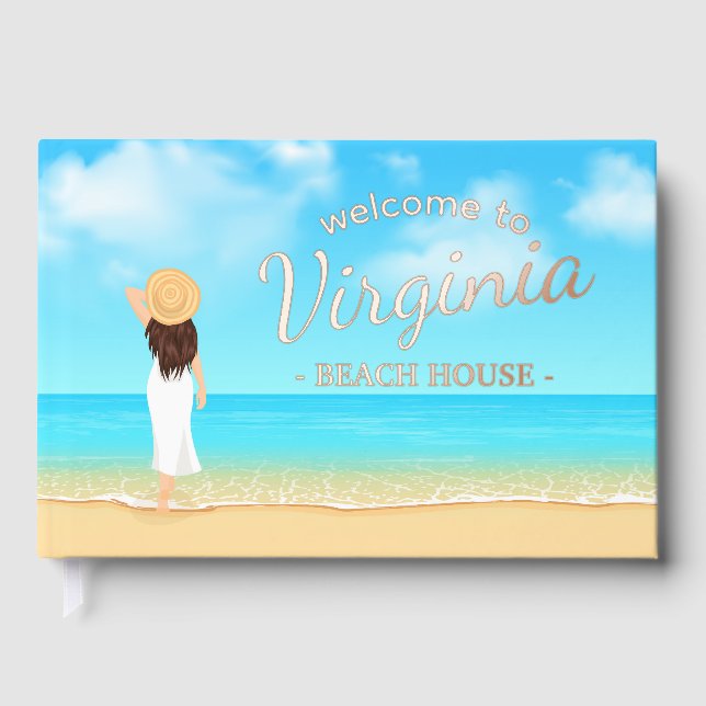 Libro De Visitas Custom Beach House (Anverso)