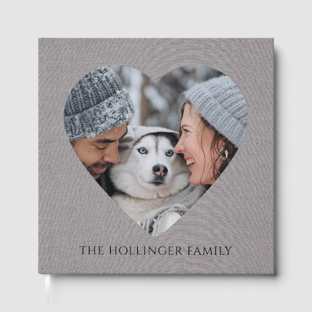 Libro De Visitas Custom Family Photo Album Book (Anverso)