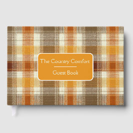 Libro De Visitas Custom Guest Book Gingham Style Vacation Rentals